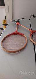 Racchette in legno da tennis anni 1965 1970
