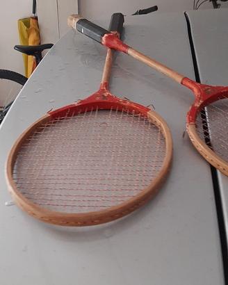 Racchette in legno da tennis anni 1965 1970