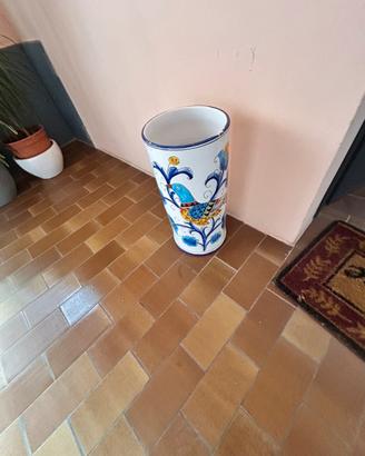 Portaombrelli in ceramica Deruta