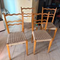 4 Sedie vintage + 1