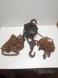 paranco manuale a catena 500kg