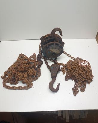 paranco manuale a catena 500kg