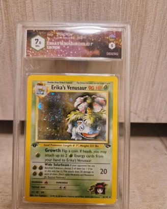 Erika's venusaur 4/132 prima edizione pokemon