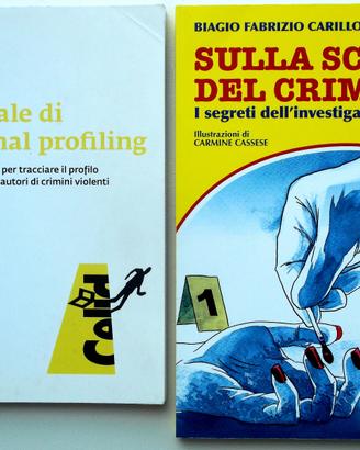 4 Libri - CRIMINI DELITTI INVESTIGAZIONI