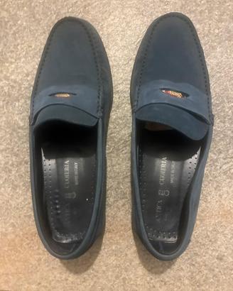 mocassino uomo scamosciato