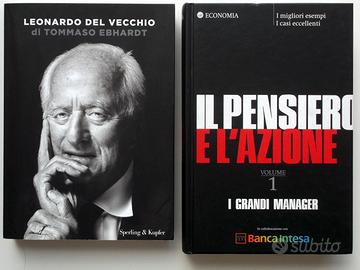 2 Libri - LEONARDO DEL VECCHIO / I GRANDI MANAGER
