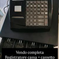 REGISTRATORE DI CASSA CON CASSETTO