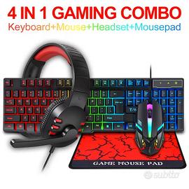 Kit Gaming 4 in 1 RGB NUOVO