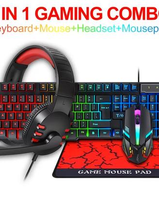 Kit Gaming 4 in 1 RGB NUOVO