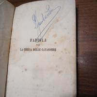 Libro Antico 1855 - FABIOLA (Wiseman) - Prima Ediz