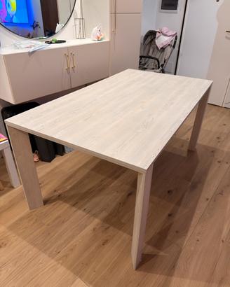 Tavolo allungabile 160/200/240x90 cm rovere chiaro