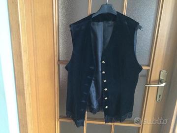 Gilet  velluto con frange