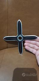 Fidget spinner anime in metallo, stile Shuriken