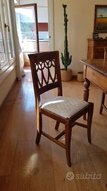 sedie in legno massello