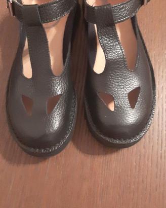 Scarpe "La gatte con gli  stivali "color nero n.35