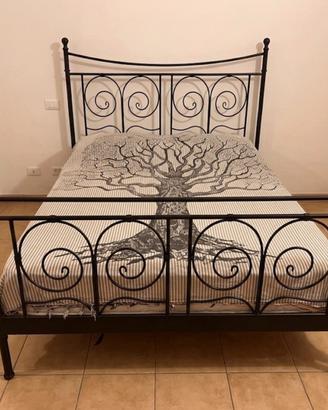 Letto a Ferro + Materasso 160 x 200