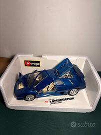 Lamborghini Diablo 1990 Bburago 1:18 Blu Iconico