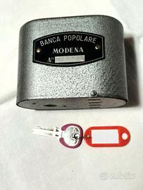Cassetta Risparmio Banca Popolare Modena e chiave