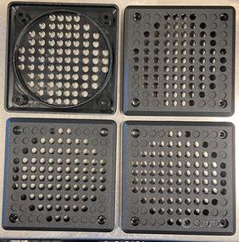 Copri casse autoradio quadrato in plastica