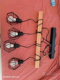 Lampadario a sospensione stile industriale