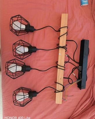 Lampadario a sospensione stile industriale