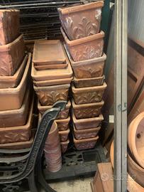 Vasi cotto fioriere terracotta cassettine Deroma