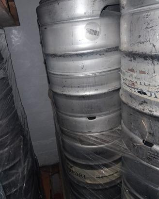 Fusti acciaio 20 litri birra/vino