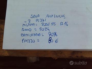 2 GOMME INVERNALI 205/65/16