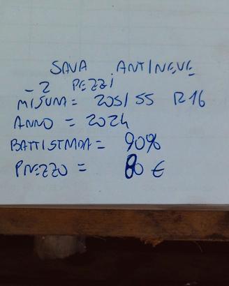 2 GOMME INVERNALI 205/65/16