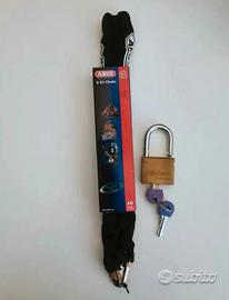 Catena Abus con lucchetto NUOVA 