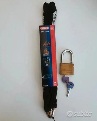Catena Abus con lucchetto NUOVA 