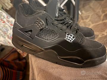 Air Jordan 4 Retro Black Cat - Taglia 45 (US 11)