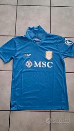 Maglia calcio Napoli azzurra 