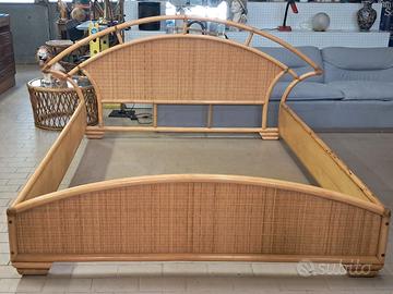 Letto vintage vimini bamboo