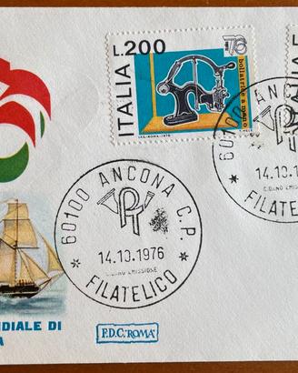 FDC Roma 1976 lire 200 e lire 400