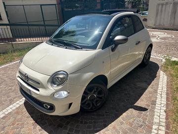 FIAT 500S CABRIO 1.2BENZINA/PELLE/BI-ZONA