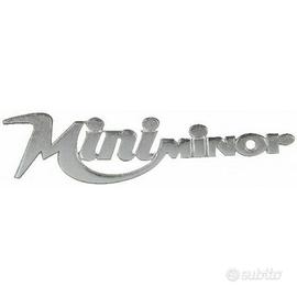 Scritta Emblema Targhetta auto Miniminor