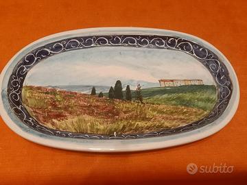 piatto ceramica artistica 