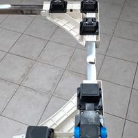 carrello per asciugatrice con base con rotelle