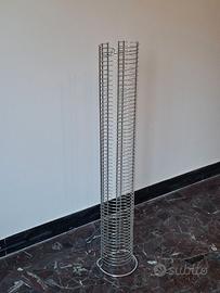 Porta CD in metallo da pavimento