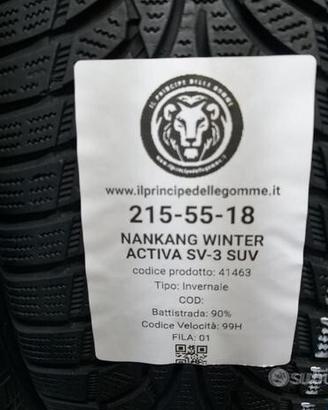 2 gomme 215 55 18 nankang a41463