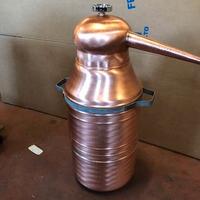 Alambicco in rame da 30 litri, Distillatore.