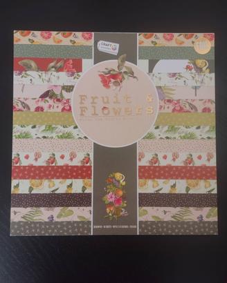 blocco disegno cartoncini decoupage scrap hobby