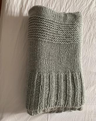Coperta di lana fatta ai ferri