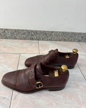 Scarpe Classiche Monk Strap in Pelle