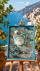 QUADRO VINTAGE BOTTIGLIA GIN