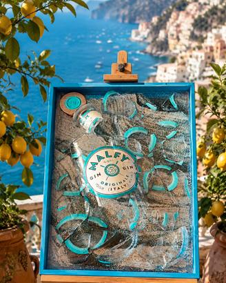 QUADRO VINTAGE BOTTIGLIA GIN