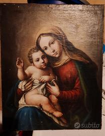 antico quadro ad olio