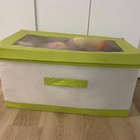 Grande cesta porta giochi a baule ikea