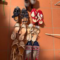 7 paia di scarpe numero 39